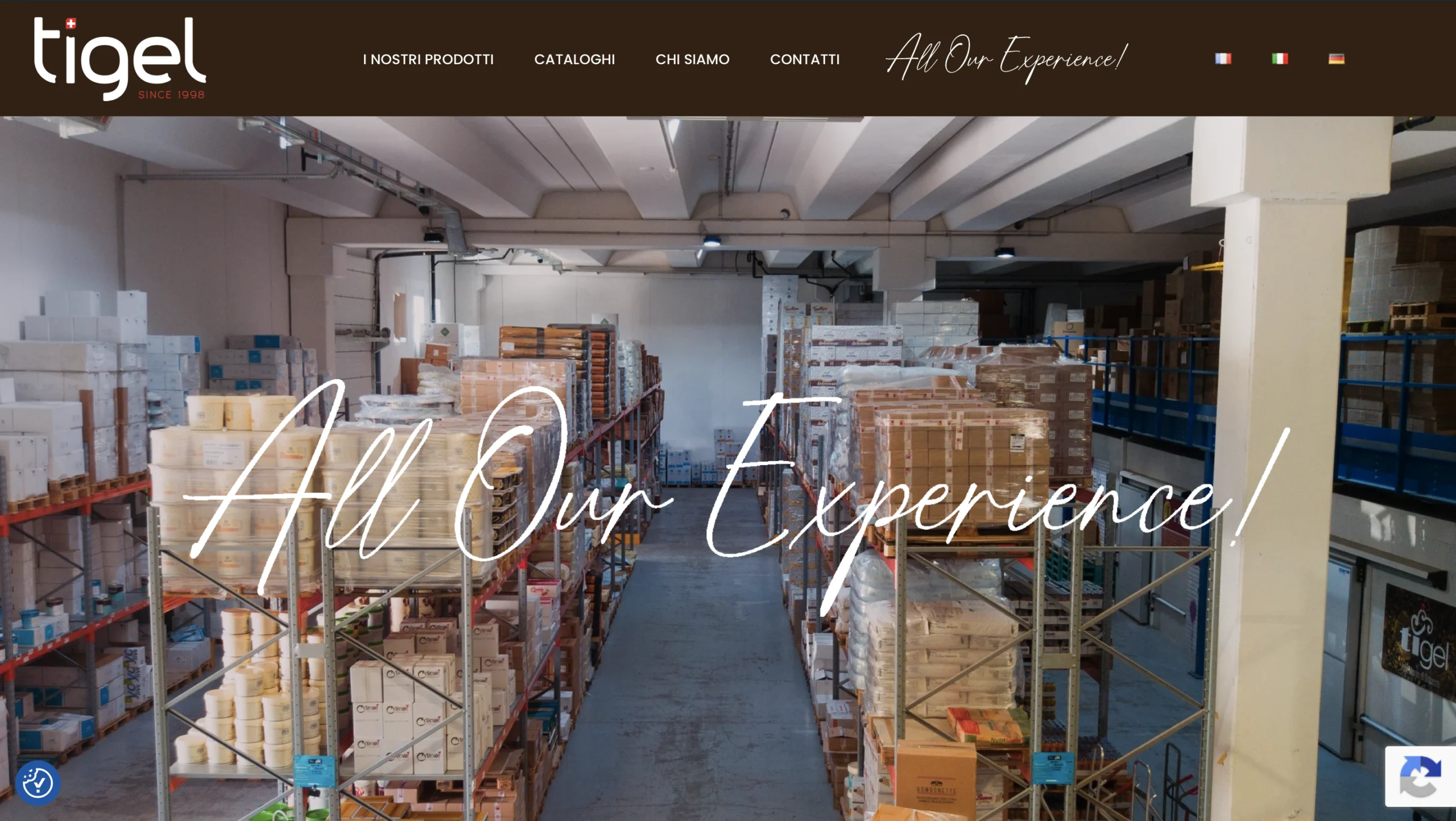 Sito web cliente tigel svizzera