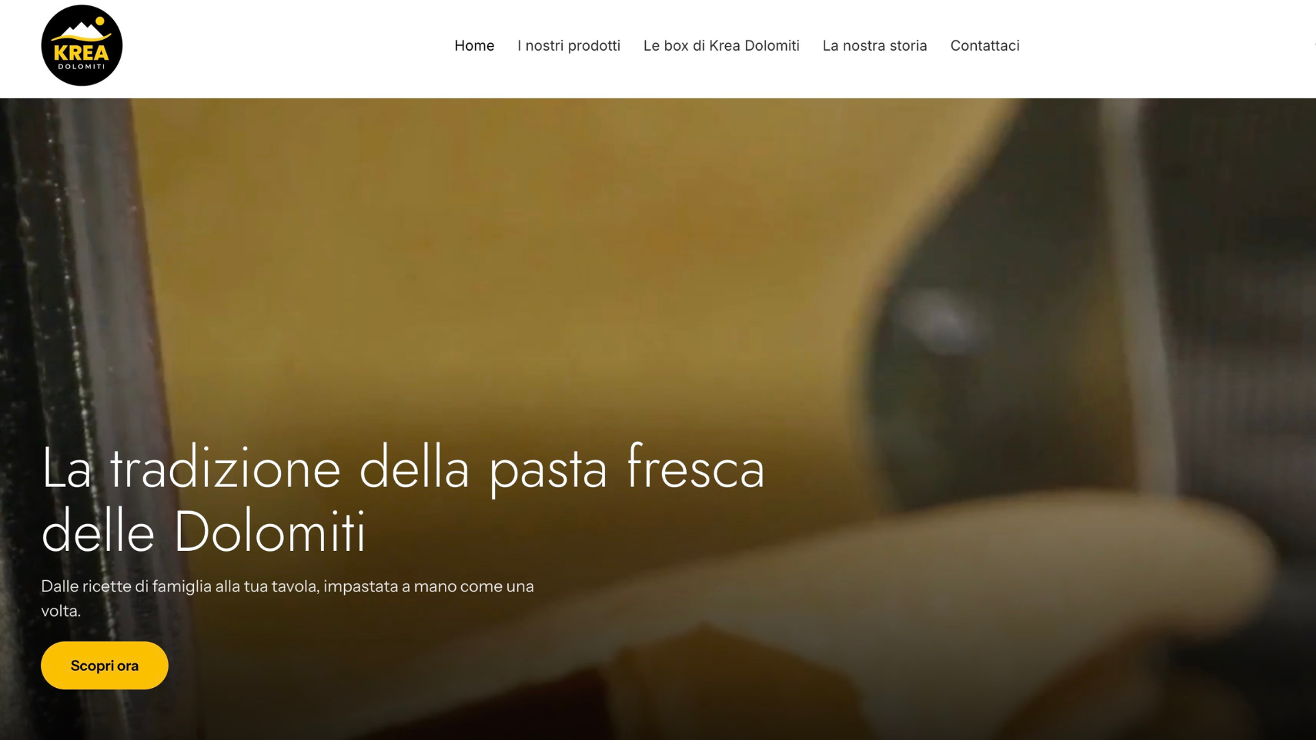 Ecommerce Krea Dolomiti - Pastificio